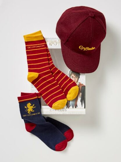 Coffret cadeau casquette + chaussettes Harry Potter bordeaux HARRY POTTER