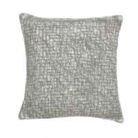 Coussin carré ou rectangulaire coton traité stonewash Sadi  Winkler - Gris