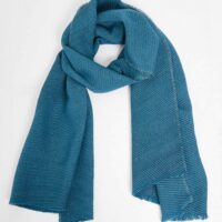 Foulard plissé uni brillant femme Grain de Malice