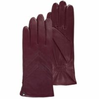 Gants cuir femme Rouge Isotoner Isotoner