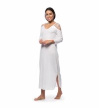 Chemise de nuit Geisha Blanc Laurence Tavernier Laurence Tavernier