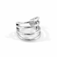 Bague Bondi Argenté SURF Gris Anchor & Crew Anchor & Crew