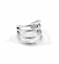 Bague Bondi Argenté SURF Gris Anchor & Crew Anchor & Crew