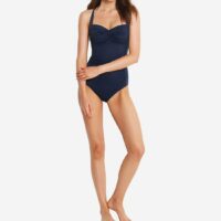 Maillot de bain 1 pièce Seafolly Goddess Twist Noir Bleu Seafolly Seafolly