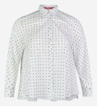 Chemise Fatidico ample en coton siglé Ligne Sport Blanc Marina Rinaldi Marina Rinaldi