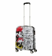 Valise rigide cabine Wavebreaker Disney 4R 55 cm Blanc American Tourister American Tourister