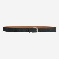 Ceinture Imany bicolore en cuir imprimé serpent Vert Pablo Pablo