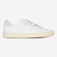 Tennis Bradley Velcro cuir Blanc Clae Clae