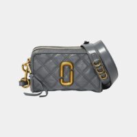 Sac caméra Softshot cuir matelassé Gris MARC JACOBS (THE) MARC JACOBS (THE)