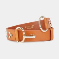 Ceinture large La Chanzy Pama cuir Beige Herbert frère soeur Herbert frère soeur