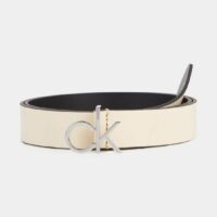 Ceinture Re-Lock cuir Beige Calvin Klein Calvin Klein