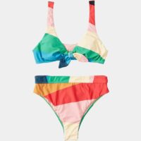 Slip de bain taille haute Mas Fiestas Multicolore Billabong Billabong