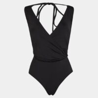 Maillot de bain 1 pièce Calypso cache-coeur Noir Albertine Albertine