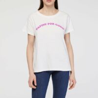 T-shirt Willie droit coton Blanc Patine Patine