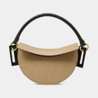 Sac besace Dip cuir Beige Yuzefi Yuzefi