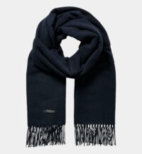 Écharpe unie franges Bleu Scotch And Soda Scotch And Soda
