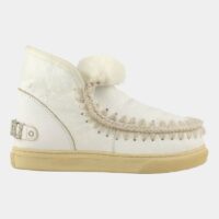 Bottines Eskimo blanches Blanc Mou Mou