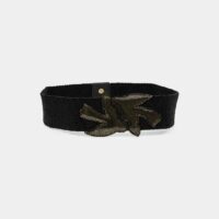 Ceinture large Orphee stretch Noir Des Petits Hauts Des Petits Hauts