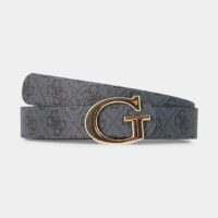 Ceinture fine Alby monogramme Gris Guess Guess