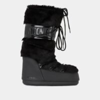 Bottes après-ski classiques effet fourrure Noir Moon Boot Moon Boot