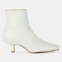 Bottines Lange cuir Blanc By Far By Far