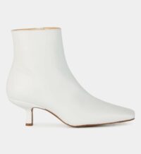 Bottines Lange cuir Blanc By Far By Far