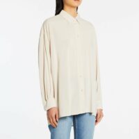 Chemise Mix oversize fluide Beige Iro Iro