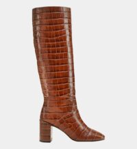 Bottes Romali en cuir imprimé Marron Cosmoparis Cosmoparis