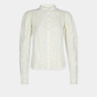 Blouse coton Reafi dentelle Blanc Etoile Etoile