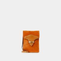 Sac besace Takury cuir suédé Orange Isabel Marant Isabel Marant