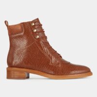 Bottines Hans à talons cuir effet reptile Marron Karl Marc John Karl Marc John