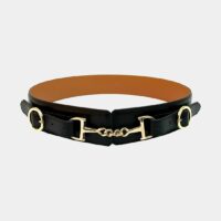 Large ceinture Balm en cuir Noir Roseanna Roseanna