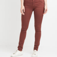 Jean slim de couleur femme Grain de Malice