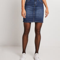 Jupe en jean droite femme Grain de Malice