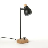 Lampe à poser métal et chêne Hikaeme AM.PM