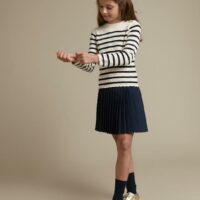 Le pull marin : Intemporel n°5 rayé marine/écru CYRILLUS