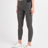 Legging jacquard gris femme Grain de Malice