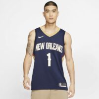 Maillot Nike NBA Swingman Zion Williamson Pelicans Icon Edition pour Homme - Bleu Nike