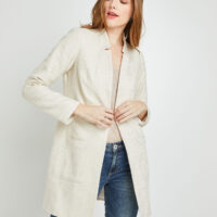 Manteau habillé écru femme Grain de Malice