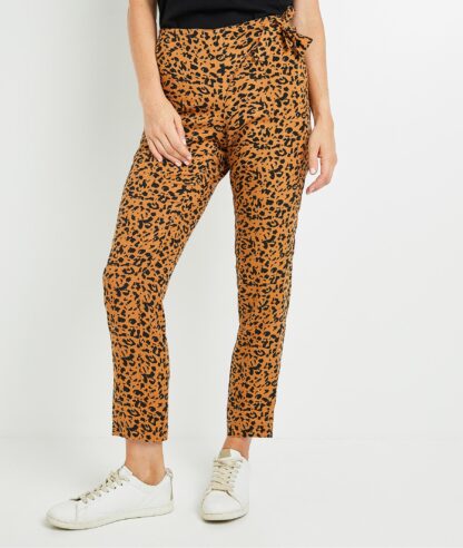 Pantalon fluide léopard femme Grain de Malice
