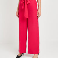 Pantalon large fuchsia femme Grain de Malice