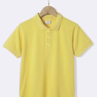 Polo maille piquée Garçon jaune CYRILLUS