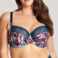 Promo : Soutien-gorge balconnet Sculptresse CHI CHI Teal floral