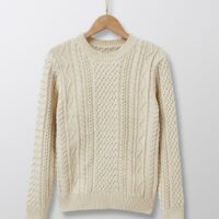 Pull avec torsades Garçon beige CYRILLUS