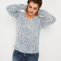 Pull bleu femme Grain de Malice