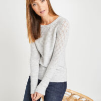 Pull doux ajouré femme Grain de Malice