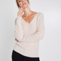 Pull doux rose femme Grain de Malice