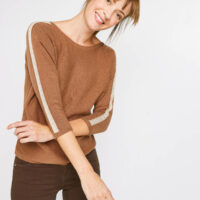 Pull fin camel femme Grain de Malice