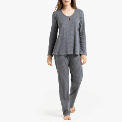 Pyjama en coton rayé Cottage LE CHAT