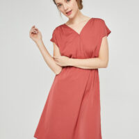 Robe cache-coeur rose femme Grain de Malice